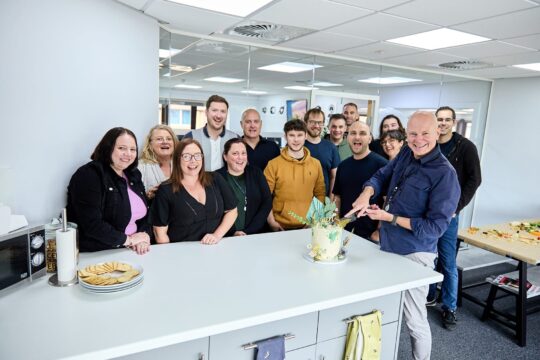 cyan solutions team birthday